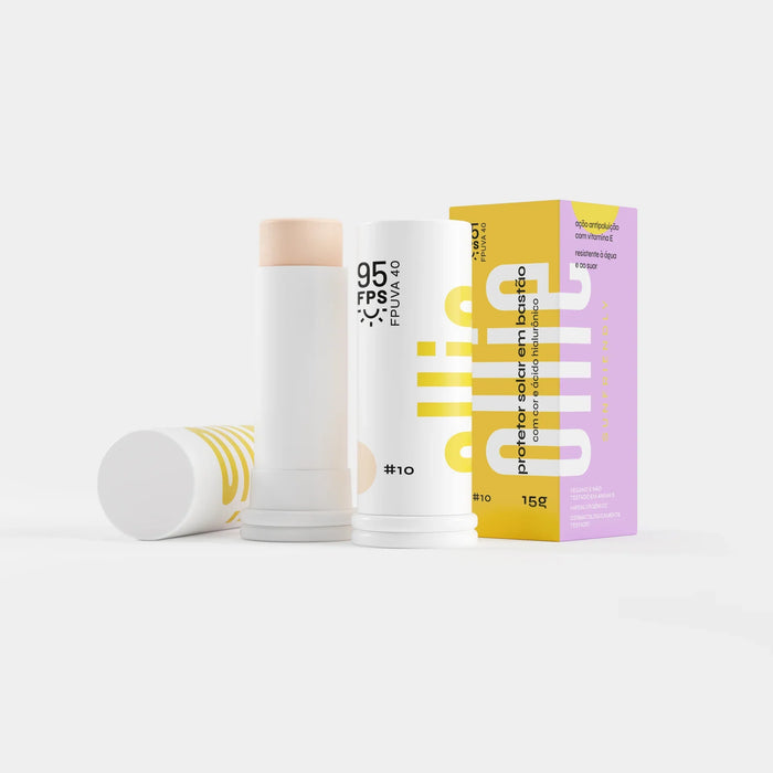 Bloqueador solar en barra con Color FPS 95 Ollie.  Con una cobertura media, larga duración  y acabado sin brillo.